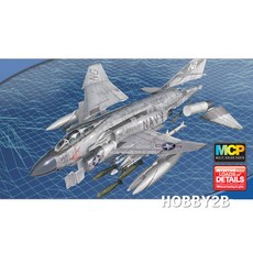 ACADEMY HOBBY MODEL KITS USN Showtime 100 F-4J飛機, 單色, 15歲以上