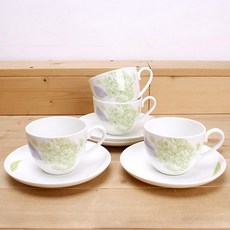 LKmade Bone China Blossom 咖啡杯套組 4 人 8P
