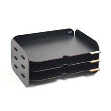 Unminuto 索引 3 抽屜, 黑色的, 3層