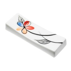 Shesdeco 手繪方形現代花餐具架, 1個