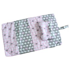 뽀송아이 북유럽 미스티 아기요패드, 핑크그레이, 1개