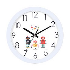 靜音機器人壁鐘, 白色