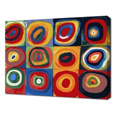 ECO SOLE 自繪傑作系列 DX7099 顏色研究 c.1913 由 Wassily Kandinsky 3040, 1個