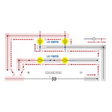 아카데미 과학교제LED의 직렬 병렬 실험 키트, 2개