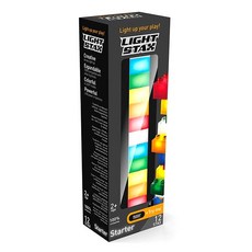 LIGHT STAX 入門套組 底座1PCS LED積木12PCS 套組, 245X290X67mm, 混合顏色, 1個