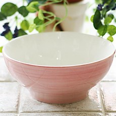 WEBSELL 粉彩餐碗, 粉色的