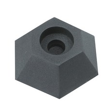 Kosney 6邊形燭臺, 黑色