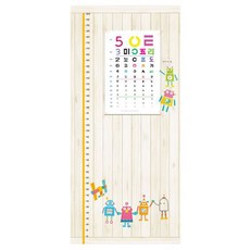 Mooniver 視力身高門貼, 米色