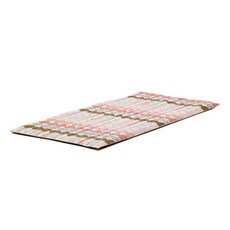 구들장 온수 순면매트버커 싱글 104 x 204 cm, 체리핑크, 1개