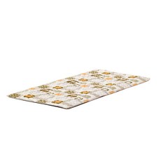 구들장 온수 순면매트버커 싱글 104 x 204 cm, 레몬그레이, 1개