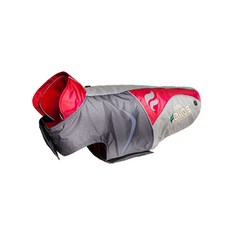 TOUCHPET 拼色寵物雨衣, 紅色的