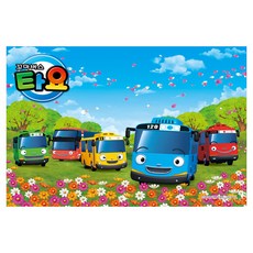 꼬마버스 타요 꽃밭에서 60조각, 380x520mm, 60피스, 1개