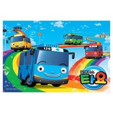 꼬마버스 타요 무지개와 타요 60조각, 380x520mm, 60피스, 1개