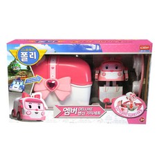 로보카폴리 앰버 DELUXE 변신기지 장난감 세트, 83074