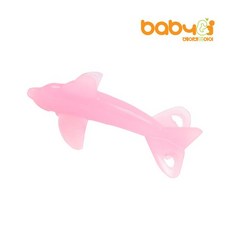 베이비앤아이 돌고래 치발기 2개, 핑크, 1개