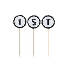 와니데코 미니파티픽 데코용품 1ST, 화이트 + 블랙, 1개