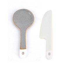 ROYAL VENTON 勺架A型, 筷架 2入, 灰色+奶綠色, 1組