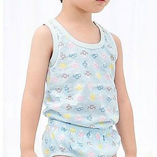 동물원 남아용 머쉬룸 40수 런닝