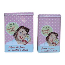 海報女郎鐵盒 M/L號, 1組