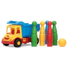 바더(Wader) 멀티 트럭과 볼링핀, 혼합, 38x20x25cm, 1개