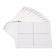 러닝리소스 239143 XY좌표 그래프 소그룹 화이트보드 세트, 23 x 30 cm, 10개