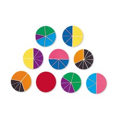 Learning Resources 圓形分數學習板組, 1組