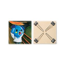 애니팡 명화 패러디 포터블테이블, 블루의 절규