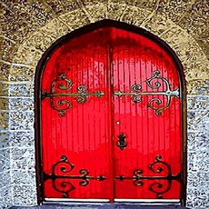 DIY 數字油畫 Q453 世界大門系列, 1個