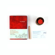 북프렌즈 문화생활 기록장 - 북스토리지 포 딜라이트 핸디, 레드