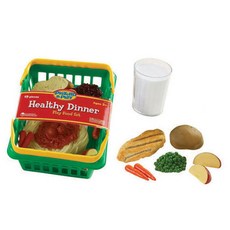 Learning Resources 角色扮演遊戲系列健康晚餐組, 混合顏色