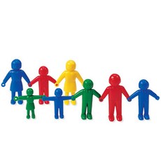 Learning Resources 人物牽手玩具 96入, 1個