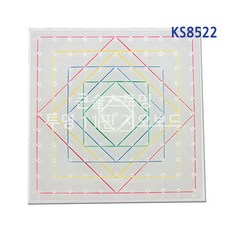 Keunsolstorming 透明11針幾何板, KS8522, 1個