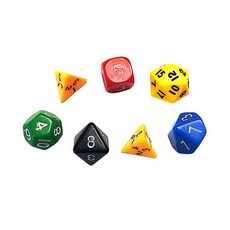 큰솔스토밍 다면체주사위 7개 세트, 1개