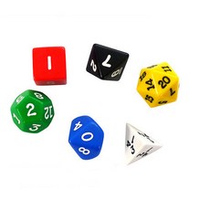 큰솔스토밍 다면체주사위 6종 세트, 2개