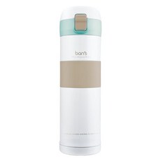 bans 논슬립 텀블러, 브라운, 460ml, 1개