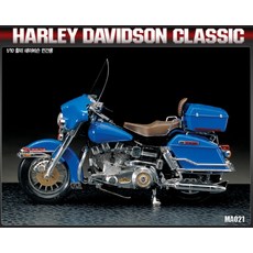 ACADEMY HOBBY MODEL KITS 1/10 Harley民用經典摩托車模型 MA021, 1個
