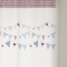 Apoa Room 旗子圖案遮光窗簾, 扣眼型