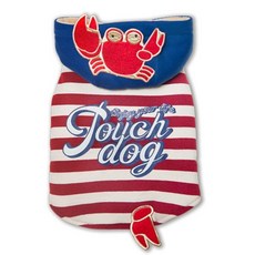 TOUCHPET 螃蟹造型寵物連帽背心 TD14W023B, 混合顏色