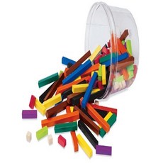 [Learning Resources] 수막대 (나무 4 ~ 6인용) Cuisenaire® Rods Small Group Set: Wooden Rods, 1개