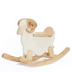 ALP 락킹 크림쉽 흔들목마, wood, 1개