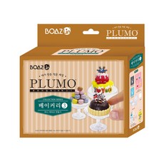 보아스린 쁠루모 미니어쳐 중 베이커리 3번 클레이만들기 패키지세트 20 x 15 cm, 혼합 색상, 1개
