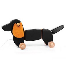 닥스훈트, 까망, 38x13x18cm, 1개