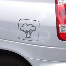 캘리그라피 자동차 주유구 스티커_c_나무, 연회, 1개