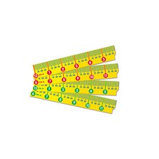 Learning Resources 磁性時間尺, 黃色, 1個