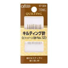 Clover 퀼팅바늘 12호 57-324, 1개