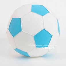 난쟁이똥자루 DIY 축구공, 하늘색, 1개