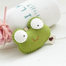 [난쟁이똥자루] (펠트DIY) (핸드폰고리DIY) 왕눈이 개골, 1개