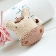 [난쟁이똥자루] (펠트DIY) (핸드폰고리DIY) 핸섬 조랑말, 1개