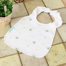 [난쟁이똥자루] (턱받이 DIY) 몽키그레이, 화이트, 1개