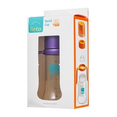 리에또 스파우트컵 300ml, 퍼플, 1개